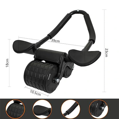 Rueda Abdominal Fit Rebote Automático + Tapete REGALO 🎁