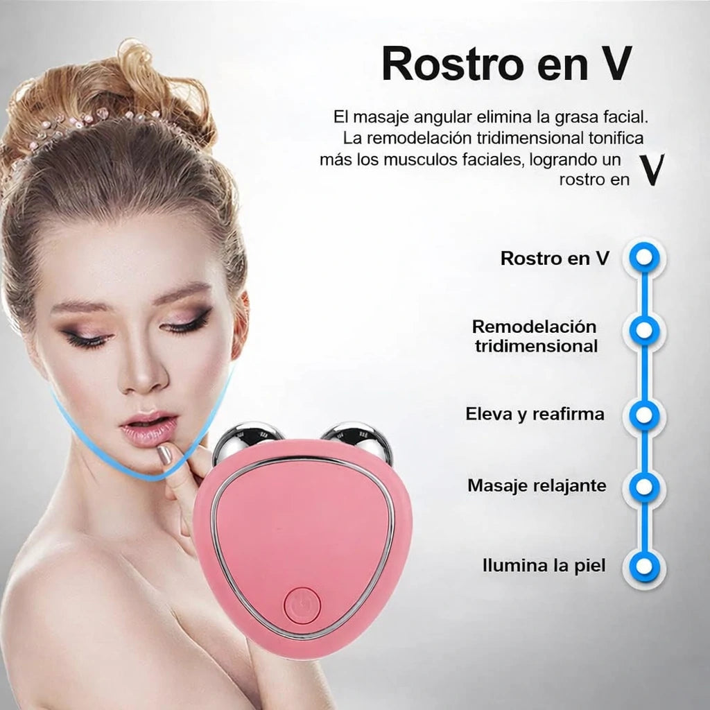 Masajeador Facial De Microcorriente FaceSkin Portable