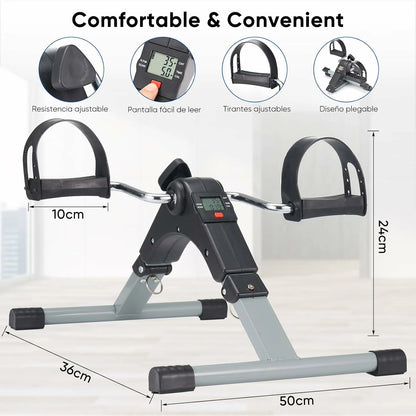 Ejercitador Mini Pedalera Elíptica Portátil