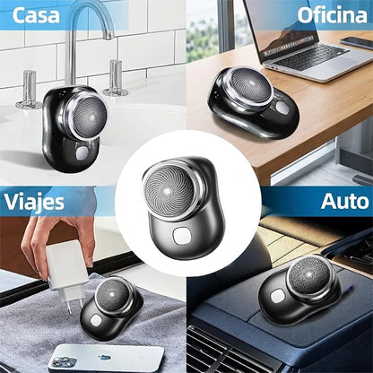 Mini Afeitadora Eléctrica Portátil USB x2