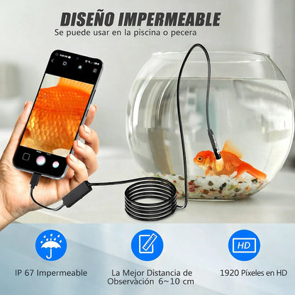 Cámara Endoscópica Impermeable Android/iOS 1920HD Ip67