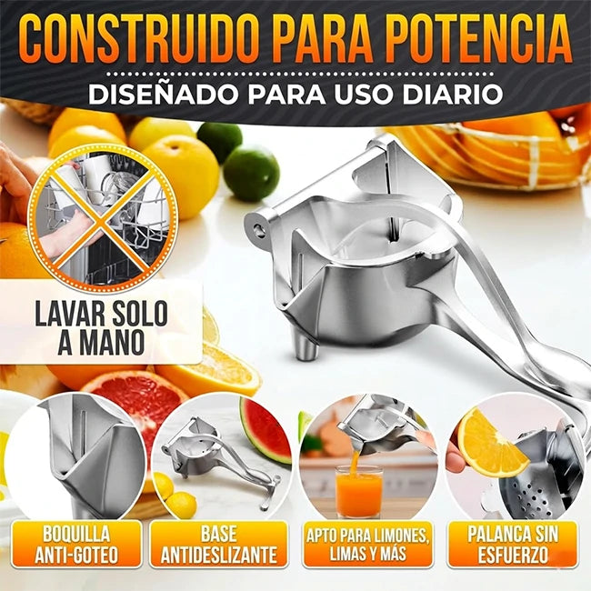 Exprimidor Manual Ergonómico Aleación Aluminio
