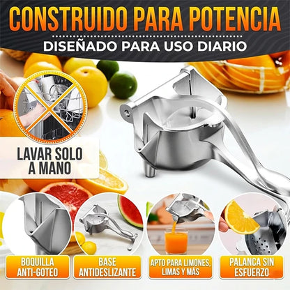 Exprimidor Manual Ergonómico Aleación Aluminio