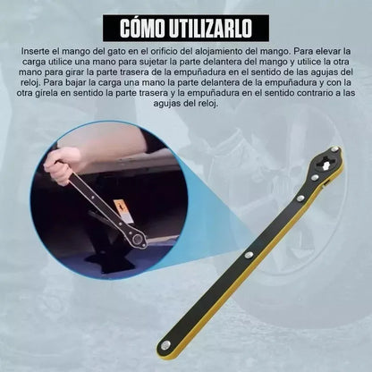 Llave Trinquete Ratchet Para Gato Hidráulico Carro