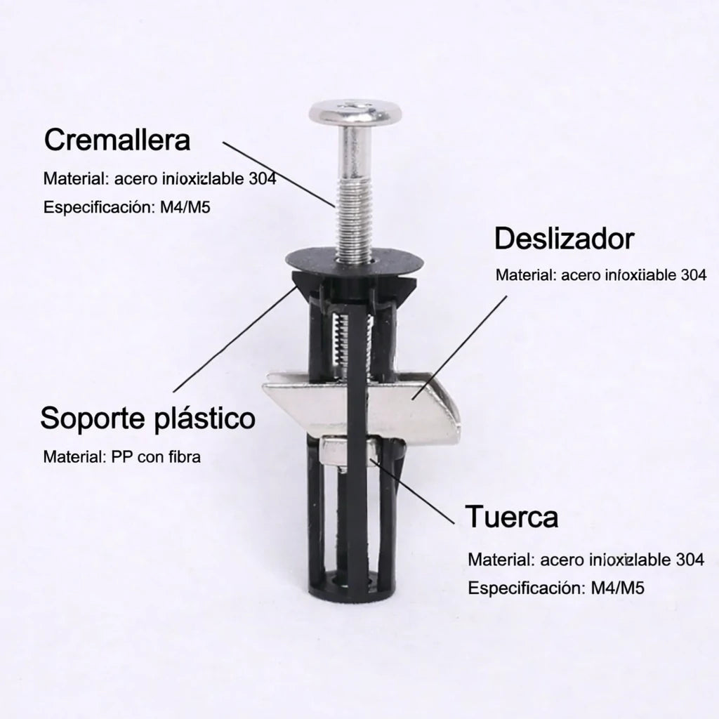 3 Kits de Tornillos De Expansión Para Inodoro
