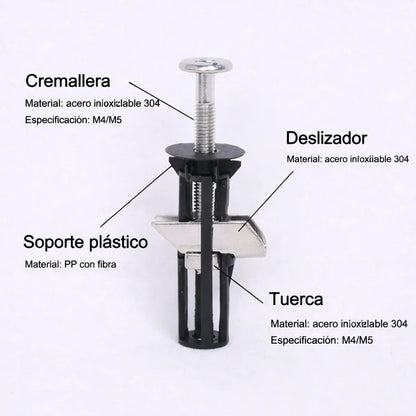 3 Kits de Tornillos De Expansión Para Inodoro