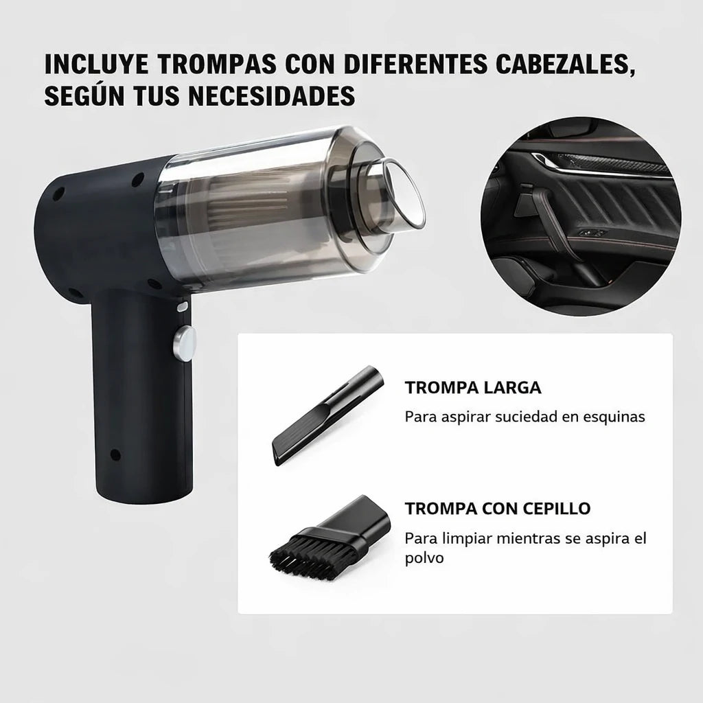 Aspiradora Portátil Recargable 3 En 1