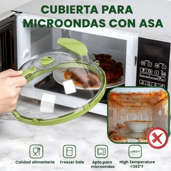 Tapa Anti Salpicaduras para Microondas