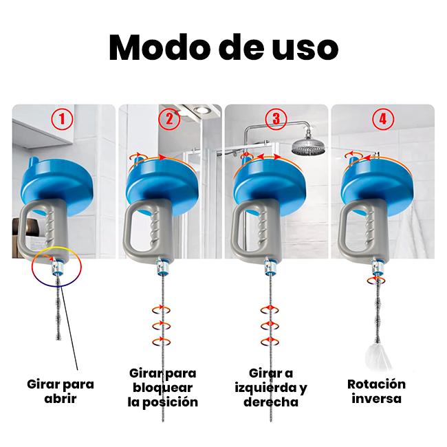 Desatascador de Drenaje