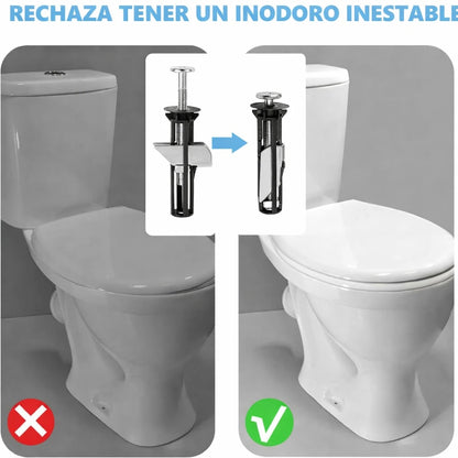 3 Kits de Tornillos De Expansión Para Inodoro