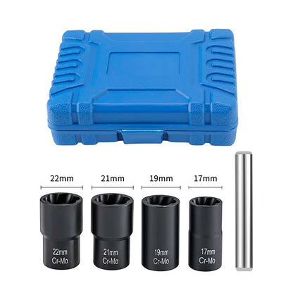 Kit Profesional 5 Piezas Extractor De Pernos y Tuercas
