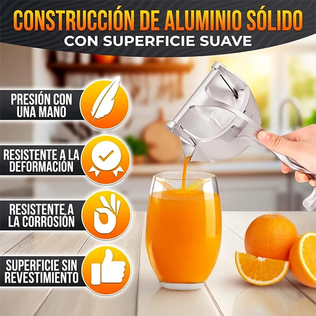 Exprimidor Manual Ergonómico Aleación Aluminio
