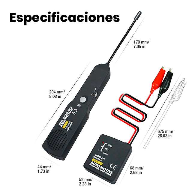 Detector de Fallas Cableado Eléctrico para Vehículos