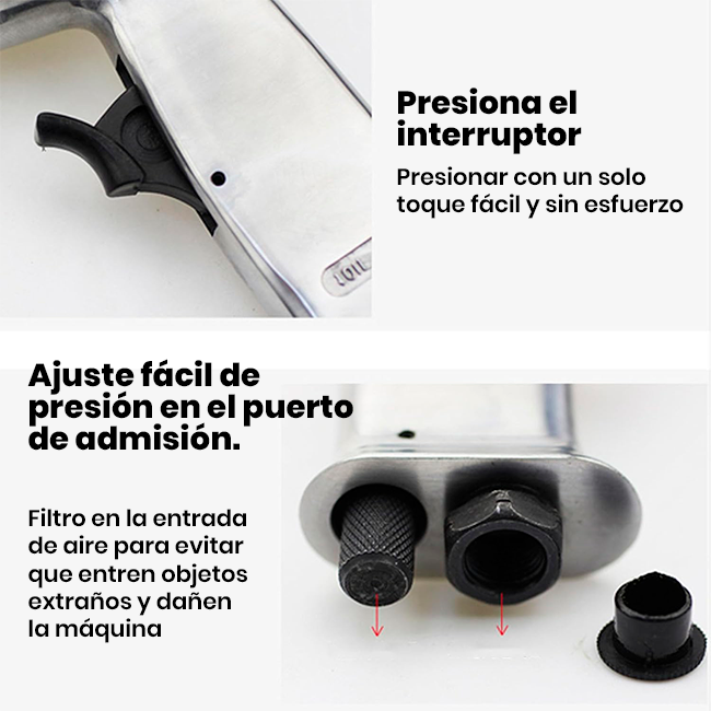 Set Martillo Neumático de Presión