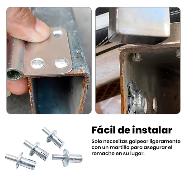 Remaches de Aluminio para Fijación