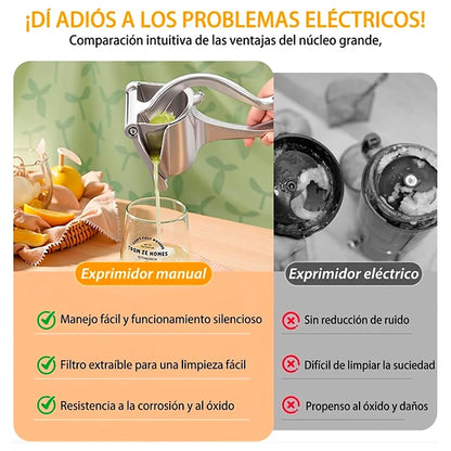 Exprimidor Manual Ergonómico Aleación Aluminio