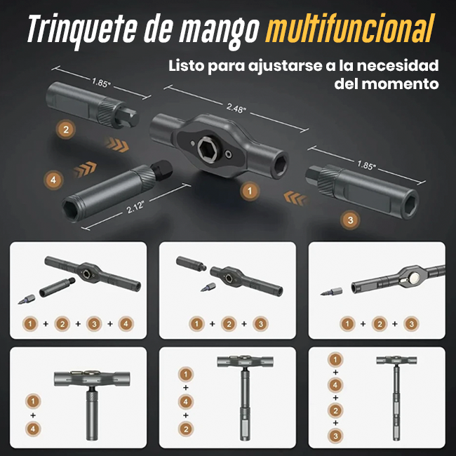 Set Destornillador Magnético 24 en 1