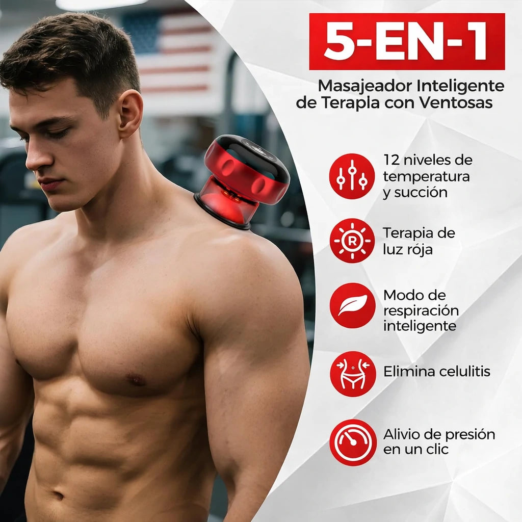 Masajeador Terapéutico Inteligente De Ventosas 5 En 1