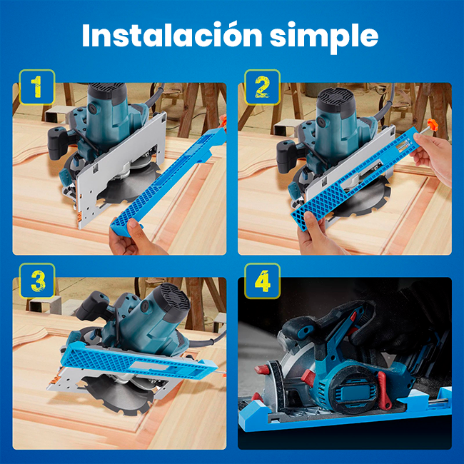 Guía Ajustable para Cortes Precisos