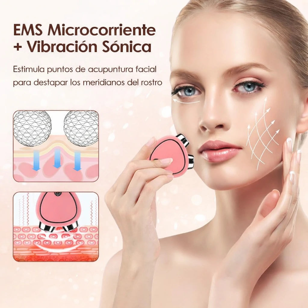 Masajeador Facial De Microcorriente FaceSkin Portable