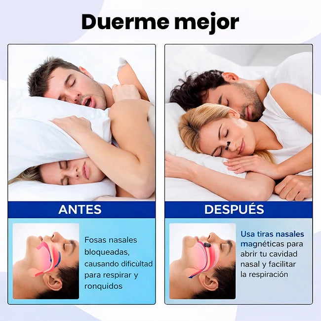 Kit Dilatador Nasal Magnético Anti Ronquidos