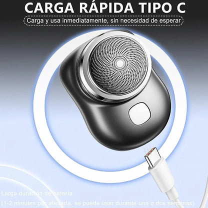 Mini Afeitadora Eléctrica Portátil USB x2