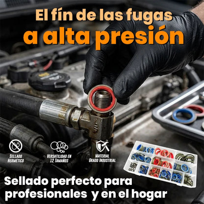 Kit 245 Piezas Arandelas Selladoras Surtidas 12 Tamaños