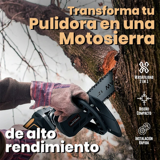 Kit Convertidor Motosierra Para Pulidora