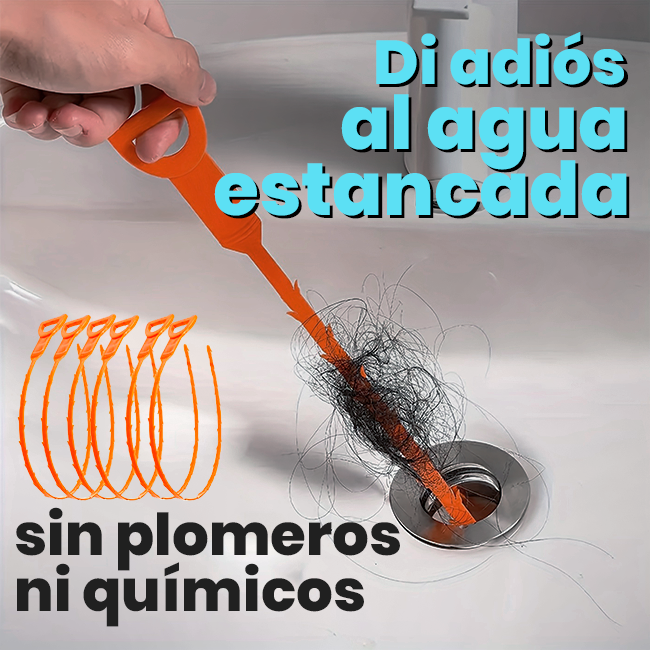 Kit de Limpiadores de Drenaje x6