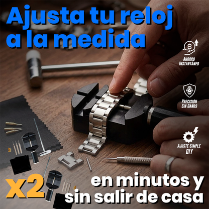 2 Kits Herramientas Extracción De Eslabones Correa Reloj