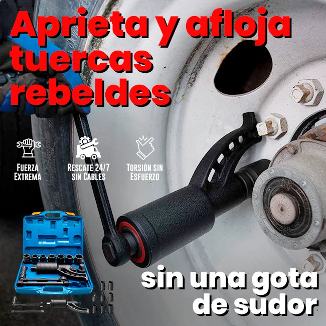 Kit Llave Multiplicadora De Fuerza Para Camión