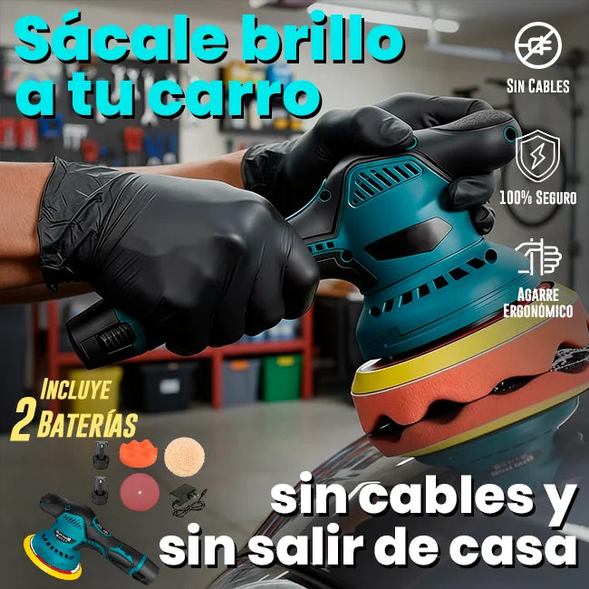 Kit Polichadora Inalámbrica Para Carro 🎁 2 baterias