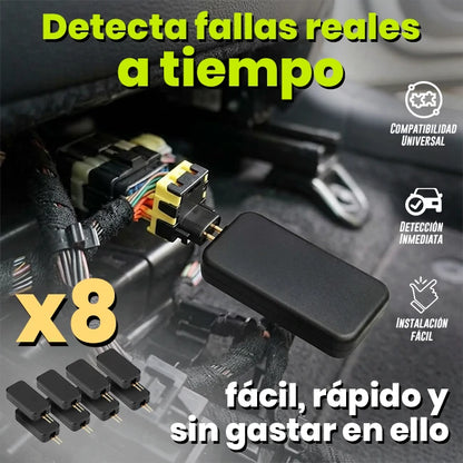 Kit x8 Detectores Diagnóstico Sistema Bolsa De Aire Para Vehículo