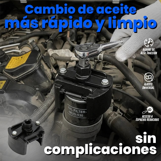 Llave Ajustable Extracción Filtro De Aceite Automóvil