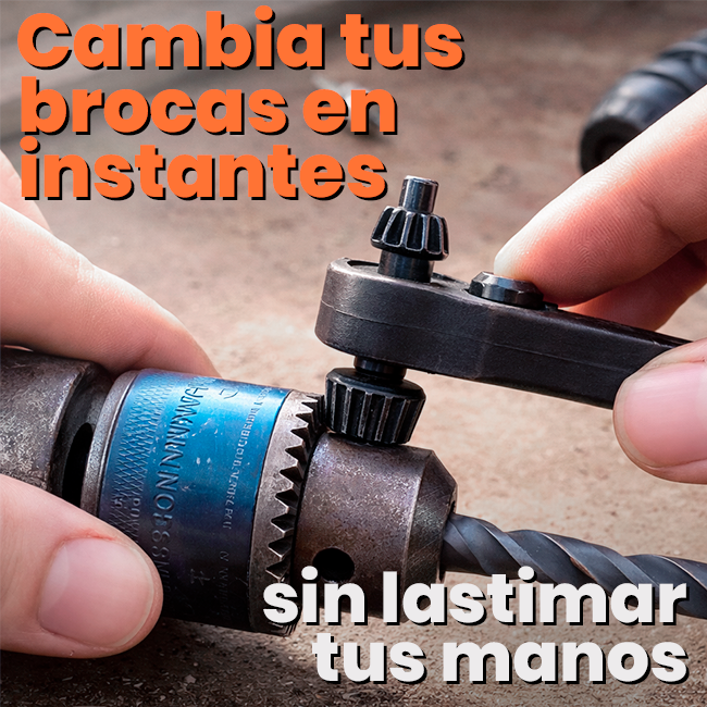 Llave Trinquete 2 En 1 Para Mandril De Taladro