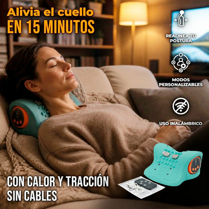 Masajeador Eléctrico Cervical Con Función De Calor Relajación De Cuello