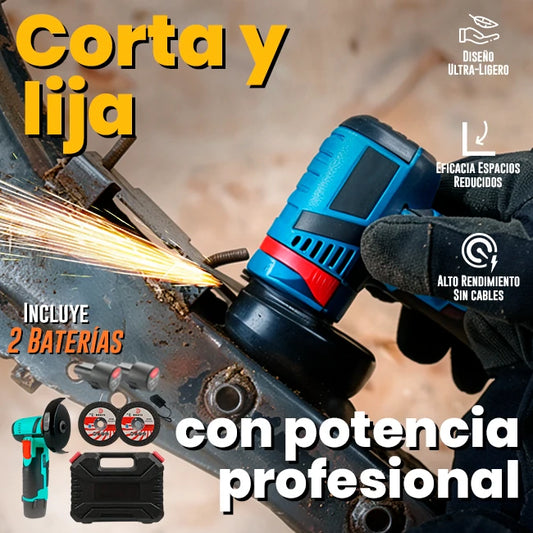 Kit Mini Pulidora Inalámbrica 19500 Rpm 2 Baterías