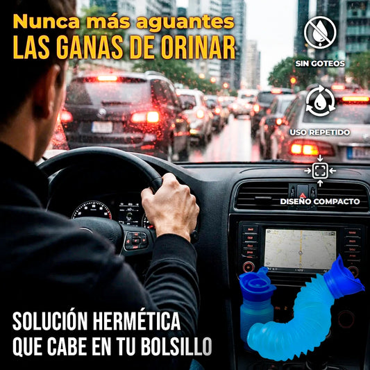 Orinal Portátil Retráctil De Emergencia Reutilizable 750ml
