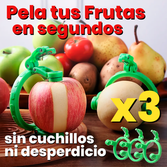 Pelador Giratorio de Frutas y Verduras x3
