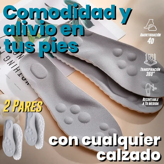 Plantillas Anatómicas Cloud Step Con Amortiguación Par x2