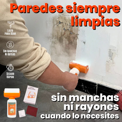 Kit Rodillo Desmanchador De Paredes Y Techos Secado Rápido