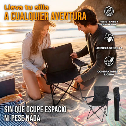 Silla De Camping Plegable Portátil
