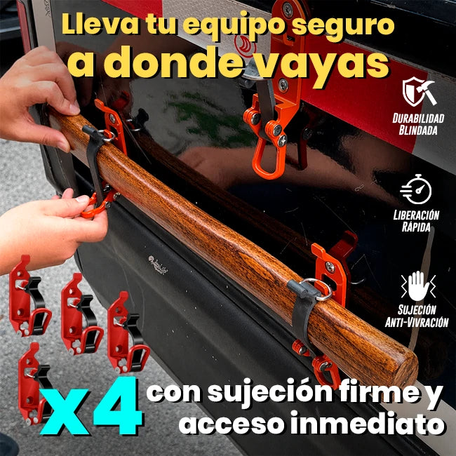 Set x4 Soportes Liberación Rápida para herramientas