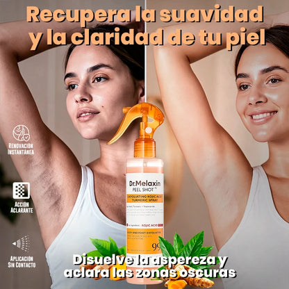 Spray Exfoliante Peel Shot Dr. Melaxin Con Ácido Kójico Y Cúrcuma