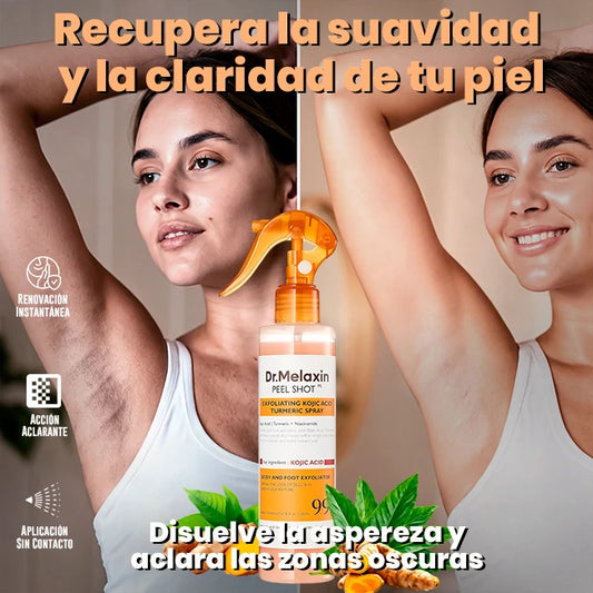 Spray Exfoliante Peel Shot Dr. Melaxin Con Ácido Kójico Y Cúrcuma