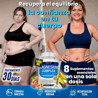 Suplemento Elemental Complejo Magnesio 8 En 1