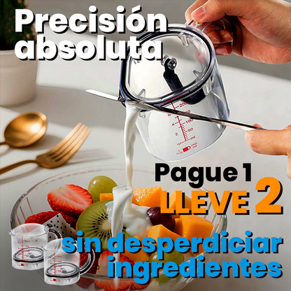Taza Medidora Ajustable 4 en 1 x2