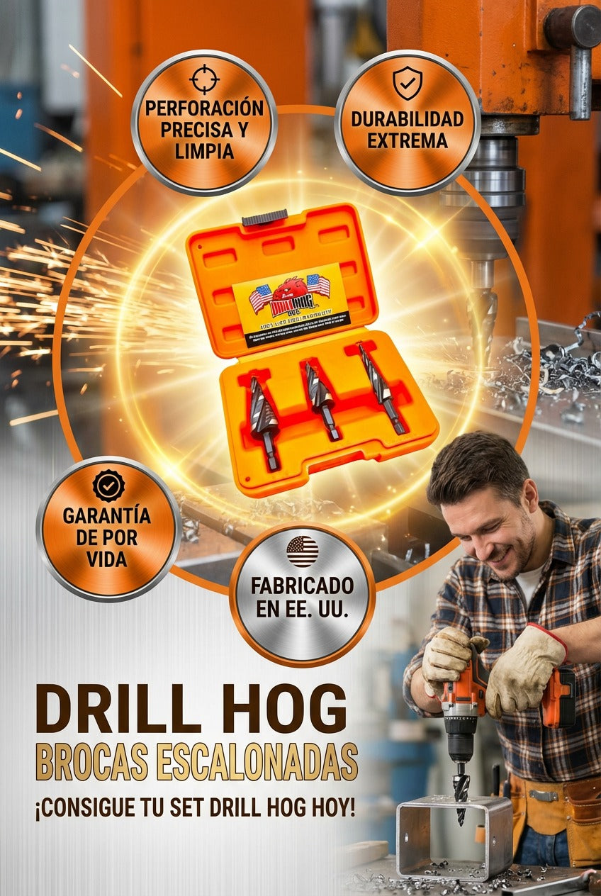 Juego Brocas Escalonadas Pro