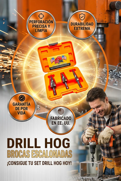 Juego Brocas Escalonadas Pro