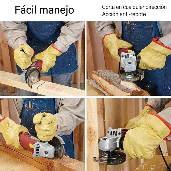 Disco Tallador para Amoladora 4″ – Cadena Cromada 22 Dientes